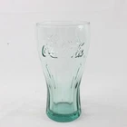 Libbey Coca-Cola Green Glass 16.75 oz Tumbler Mug 6.25" Vintage Style