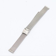 OMEGA Stainless Steel Watch Bracelet Band 10mm Silver Pre-Owned