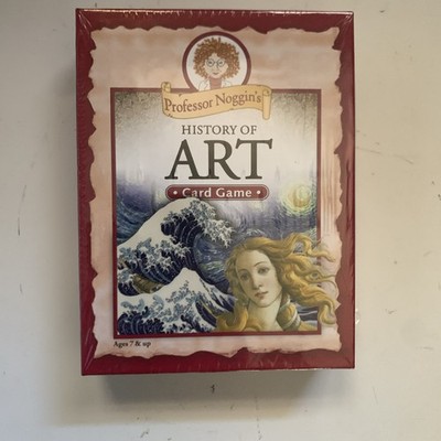 2009 Outset Professor Noggin's History of Art Card Game Educational Kids NEW