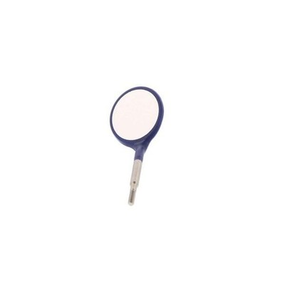 Zirc Dental 50Z372B Crystal HD Oral Mirrors Cone Socket #5 Plastic Blue 12/Pk