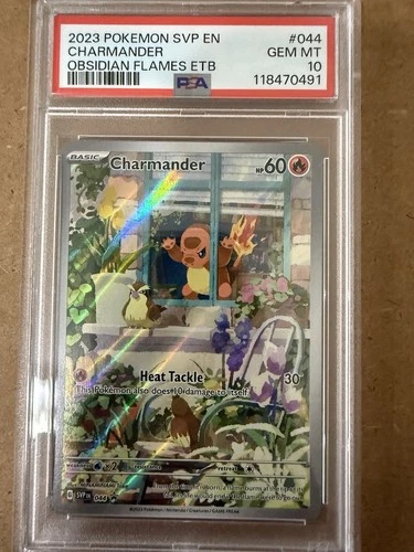 Pokemon 2023 Charmander #44 Black Star Promo Obsidian Flames SV PSA 10 Gem Mint