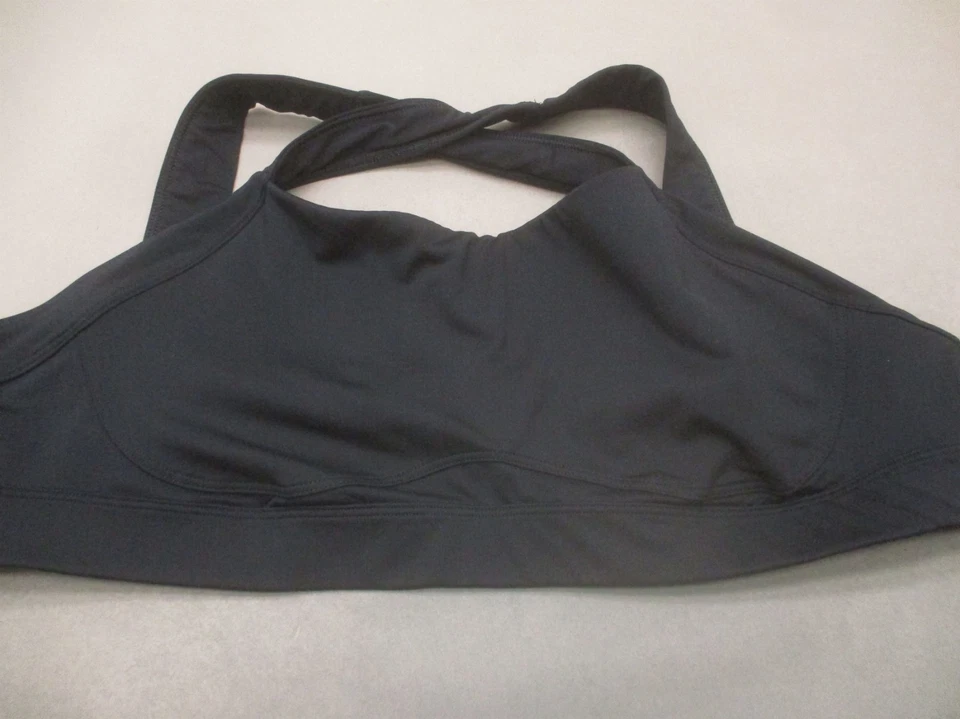 Sujetador deportivo OLD NAVY GO-DRY talla 2X negro sin forro inalámbrico cierre trasero 10J Foto 2 de 4