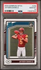 2024 DONRUSS OPTIC #248 JAYDEN DANIELS PSA GEM MINT 10