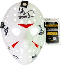 Ari Lehman signed Mask Jason Voorhees - Friday the 13th JSA Authentication