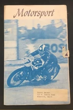 Rare April 1959 First Issue Motorsport Magazine Motorcycling News AFM Racing