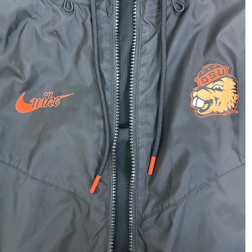 Oregon State Beavers Men's Nike Fan Apparel Black Windbreaker Full Zip Large - Picture 6 of 12