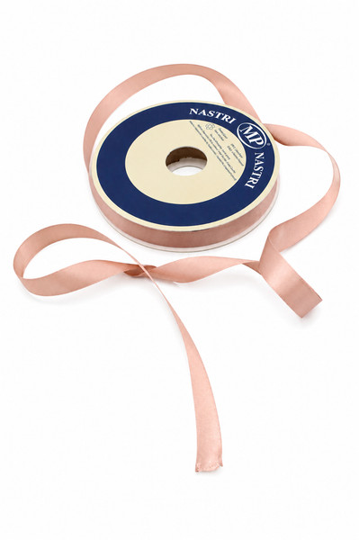 Satinband Rosé Nude 15Mm 50M Doppelseitig Geschenkband Dekoband Schleifenband-image