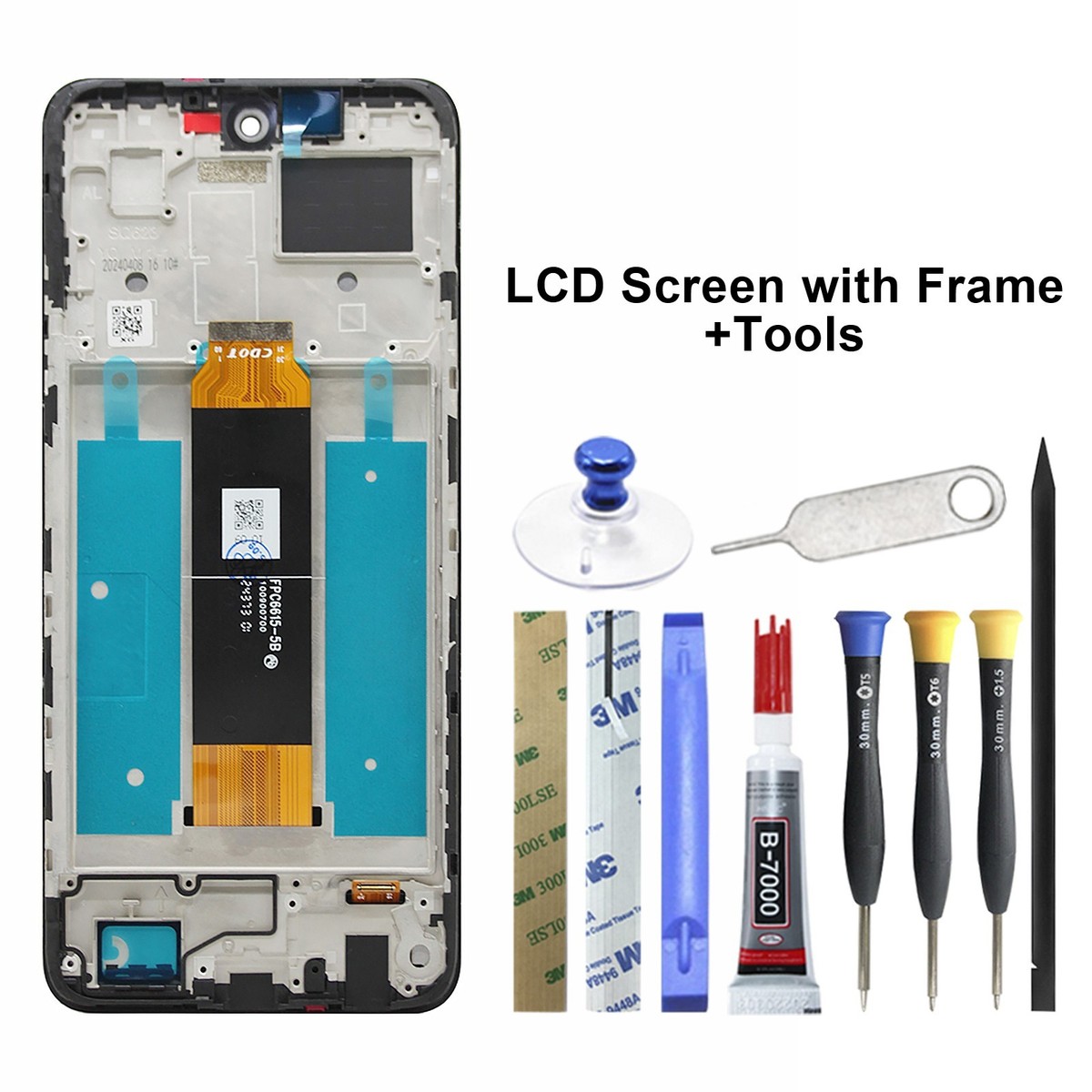 OEM LCD Display Touch Screen Digitizer Frame For HMD Vibe Nokia
