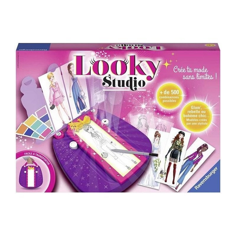 Dessins de mode Looky Studio l'activité créative Ravensburger pour l'après-midi