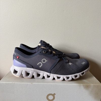 On Cloud X 3 Running Shoes Iron Fade Navy 60.98097 CloudTec Women s Size 10.5