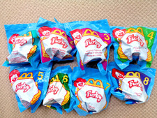 McDonald's Furby Complete MIP Happy Meal Set of 8 Both Bags