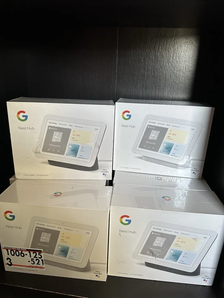 GOOGLE NEST HUB - 7 INCH DISPLAY 2ND GENERATION - NEW SEALED - Image 2 of 4