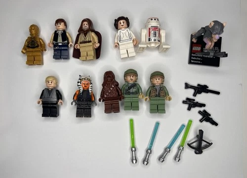 LEGO Star Wars Rebel Mini Figure Lot 7965, 9489, 75362, 7962, R5-D8, Ahsoka Etc
