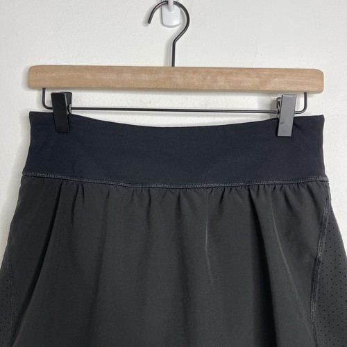 SPANX Black Get Moving Core Skort 14" taglia M modellante vita tennis Pickleball - Foto 7 di 19