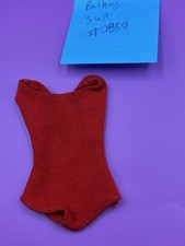Barbie Mattel Red Helenca SWIMSUIT Bathing Suit 0850 Original Vintage 1960