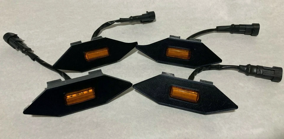 Toyota Tacoma 2020-21 Grill Adapters with Raptor Style Led Lights. Made In USA!! - Image 3 of 4