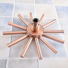 Antique Copper Bathroom Shower Head Rainfall Overhead Top Shower Sprayer Zsh033