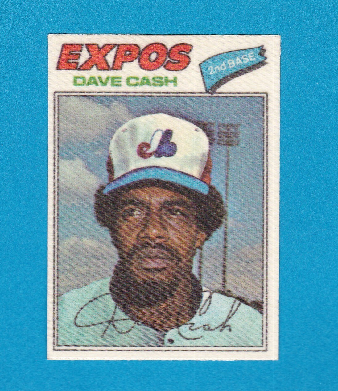 1977 TOPPS CLOTH STICKERS SET BREAK 12 DAVE CASH EXPOS