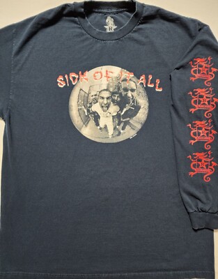 その他 papas SICK OF IT ALL x BJ PAPAS 'Self-Titled' Long Sleeve Size X-LARGE