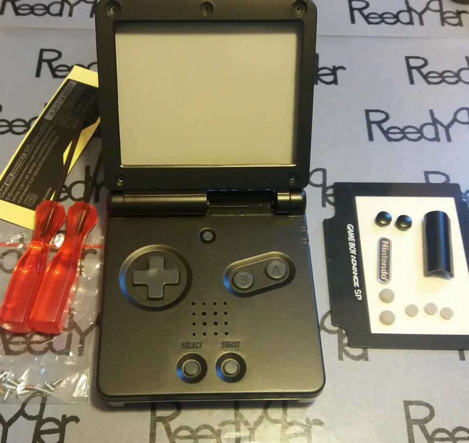 NES Classic Black GBA SP custom aftermarket replacement housing shell repair - Image 3 of 4