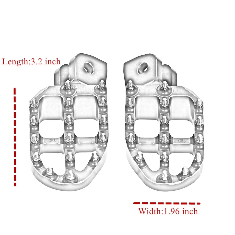 Reposapiés todoterreno con clavos 3D negro de EE. UU. para HONDA MONKEY 125 GROM MSX 125 Foto 3 de 4
