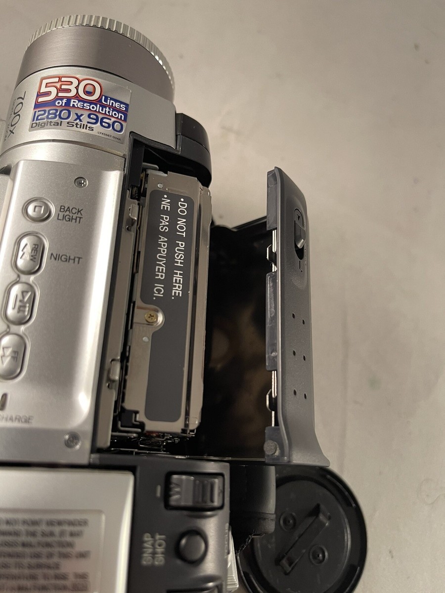 JVC GR-DVL725U MiniDv Mini Dv Camcorder For Parts Not Working | eBay