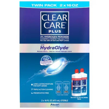 Clear Care Plus Cleaning & Disinfecting Solution – 16 fl. oz. Each, 2-Pack