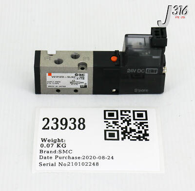 ② 23938 SMC 4/5 PORT SOLENOID VALVE (NEW) VZ3123-5LNZ-M5-X118 | eBay