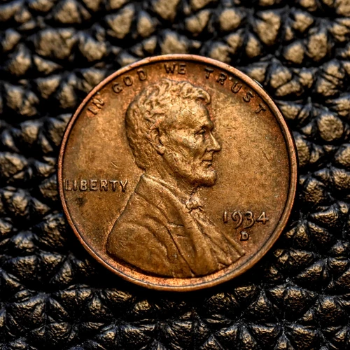 (ITM-6737) 1934-D Lincoln Cent ~ AU+ Condition ~ COMBINED SHIPPING!