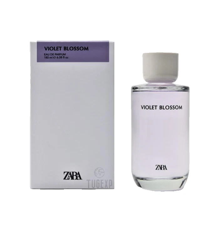 ZARA Violet Blossom Eau De Parfum für Damen 6,09 Oz. Sprayduft 180 ml Neu