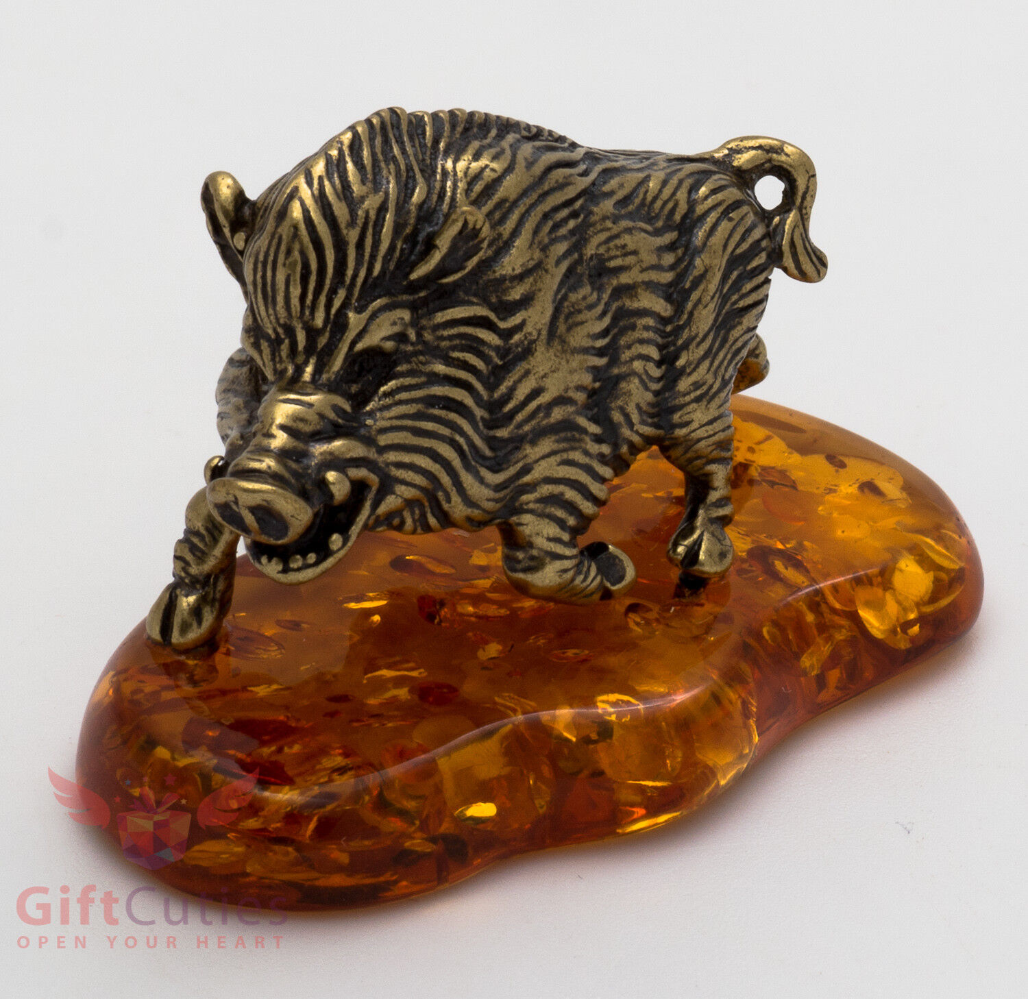 Solid Brass Amber Figurine of wild Boar pig Totem talisman IronWork | eBay Solid Brass Amber Figurine of wild Boar pig Totem talisman IronWork | eBay