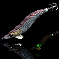 RUI SQUID JIG Y.E.S REVENGE Clear White UV RED FOIL BACK  GLOW RATTLE SIZE 3.5