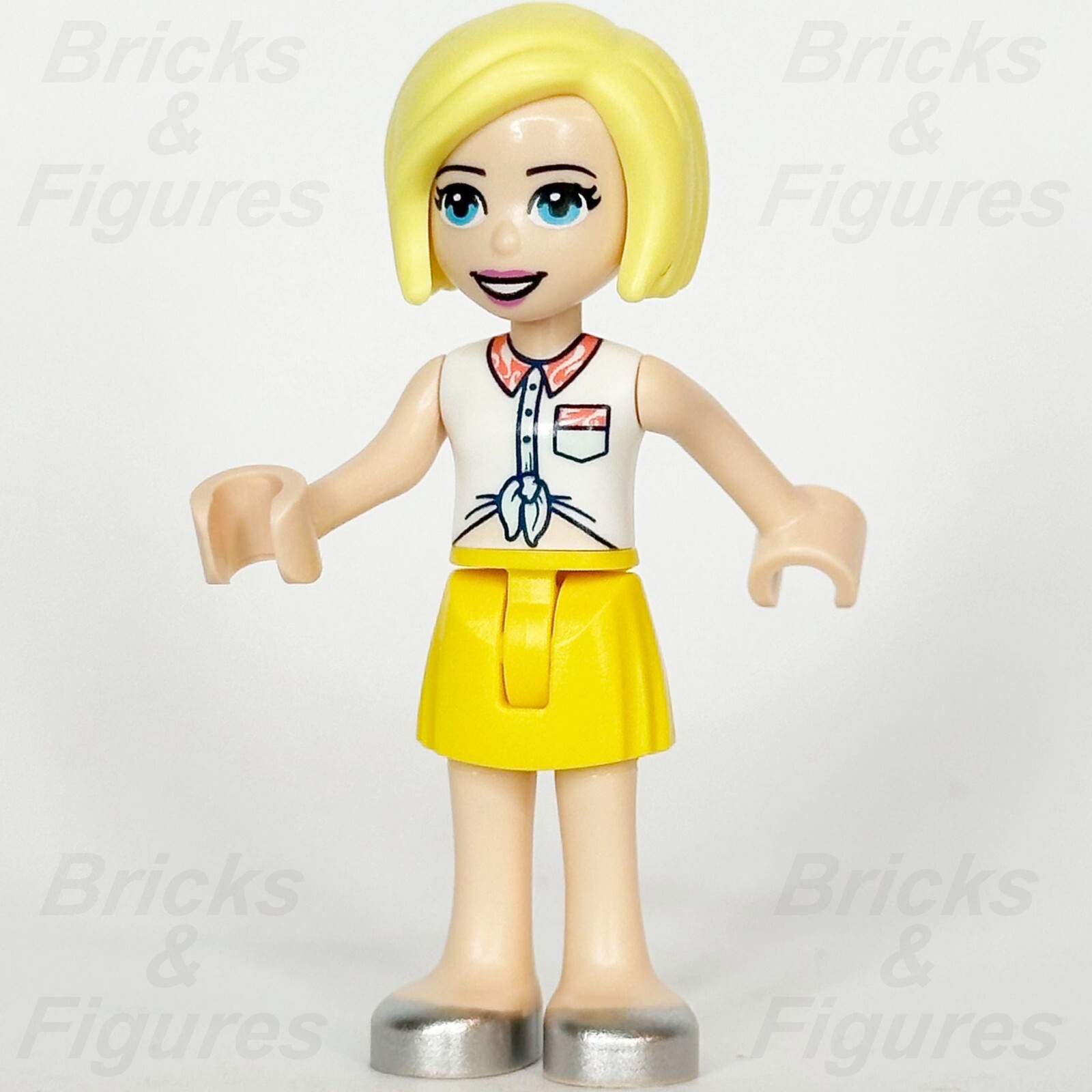 Lego Friends Roxy LEGO® Friends Roxy Minifigure Yellow Skirt Silver Shoes Minifig 41715 ...