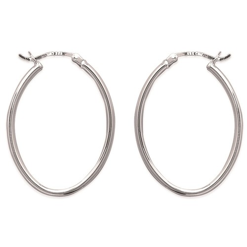 Orecchini A Cerchio Donna Acciaio Inox Con Zirconi Verdi - Gioielli Eleganti Per Ogni Occasione