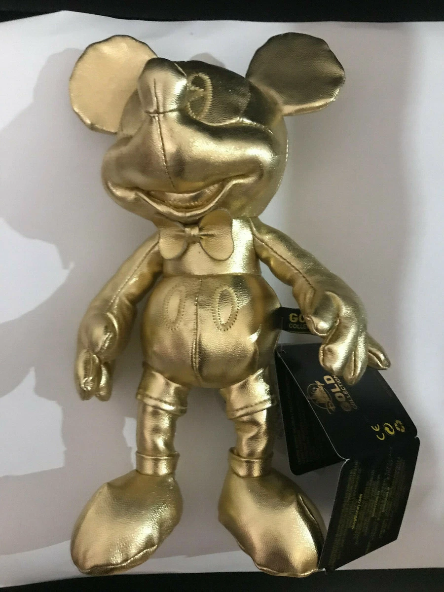 Mickey mouse gold plush 90th anniversary hotsell