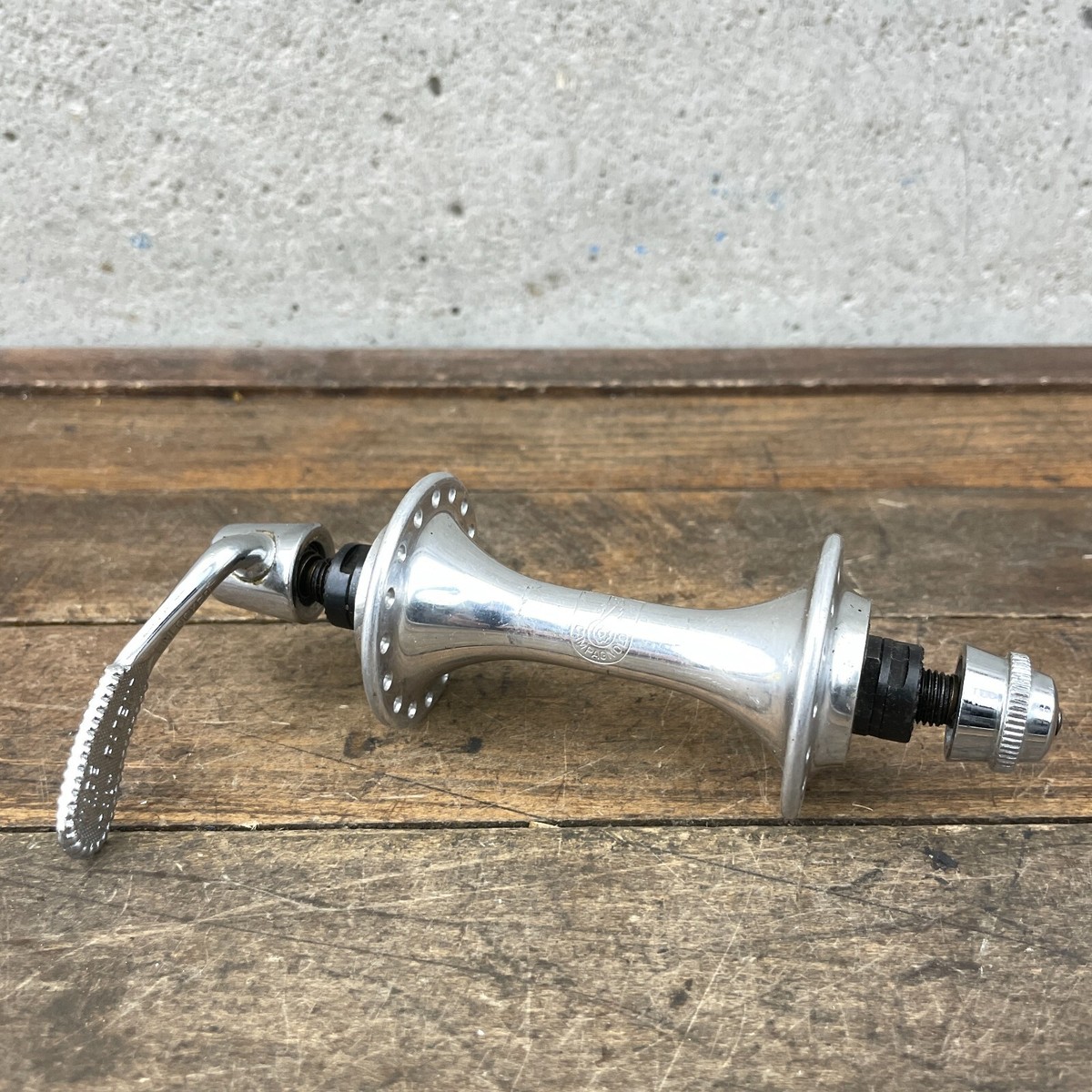 Vintage Campagnolo Front Hub Low Flange 32 Hole 32h QR 100