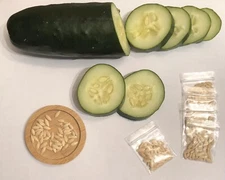 100+ NON GMO STRAIGHT EIGHT CUCUMBER SEEDS HEIRLOOM FLORIDA GROWN HEALTHY