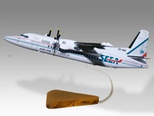 Fokker F50 South East European Airlines Desk Wood Airplane Large Scale 1/72