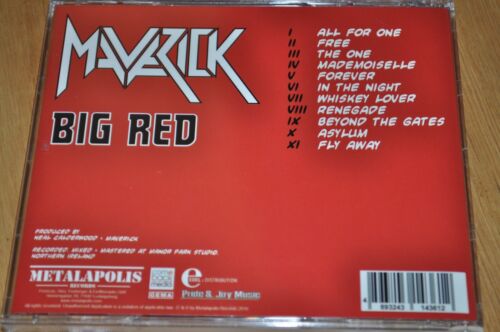 MAVERICK Big Red CD 2016 METALAPOLIS rare MHR poodles KANE ROBERTS jane doe - Picture 3 of 3