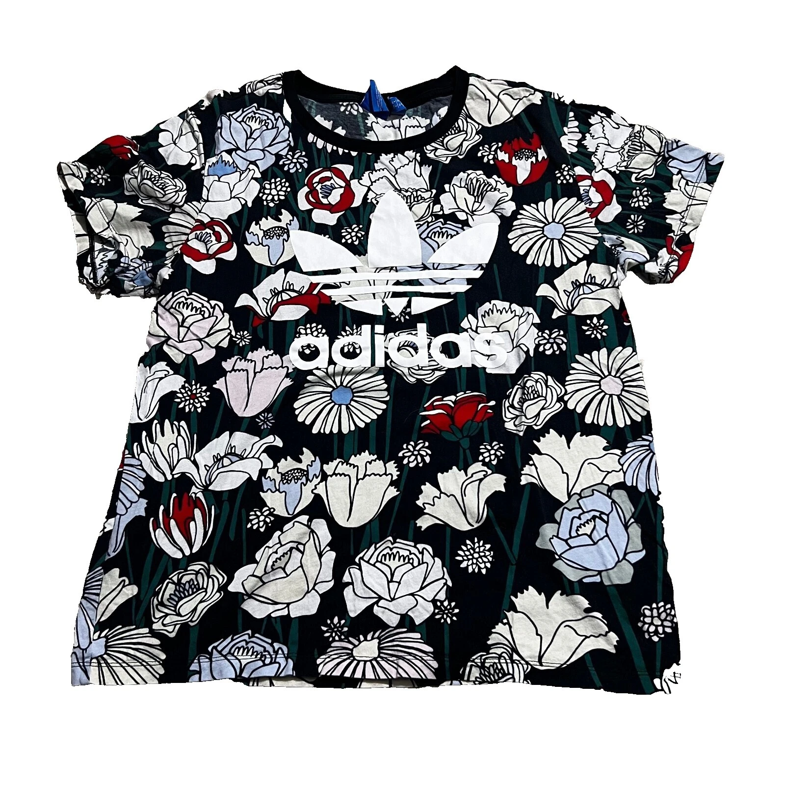 Adidas Camisetas Floral de algodón para hombres