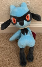 POKEMON 10" RIOLU PLUSH JAZWARES RARE NWT