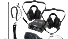 NAVATLAS Intercom/Radio Kit for 2 Seater W/ CAR TO CAR TALK, BEHIND HEAD HEADSET