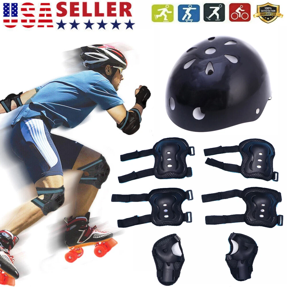 Kids Helmet Pad Set Bike Skate Scooter Helmet & Knee Pads Elbow