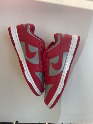 Nike Dunk Low Retro UNLV (2021) Grey/White/Varsity Red Men s Size 8 Low Top