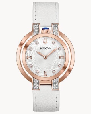 Bulova 98R243 Rubaiyat Quartz Diamond  Ladies Watch NIB