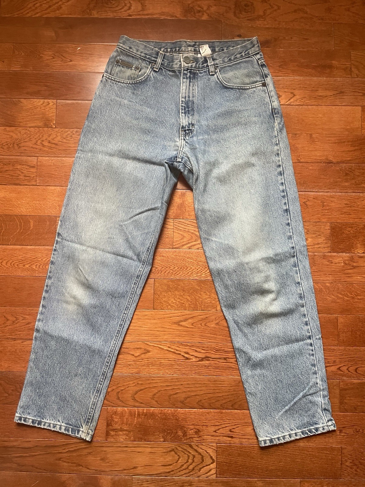 Double Stonewash Denim Made In Usa 31x30 Vintage 90s