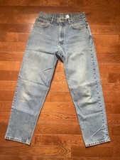 Calvin Klein Easy Fit Jeans Double Stonewash Denim Made in USA 31x30 Vintage 90s