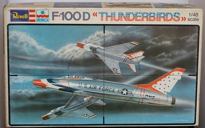 Revell/Esci F-100D  The Thunderbirds  im Maßstab 1:48