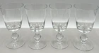 Steuben Crystal 7926 Water Goblets Glasses Set of 4 High Clarity Mid-Century