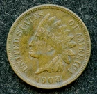 "Scarce Date" 1908-S Indian Head Cent 1c - XF w/ Reverse Corrosion